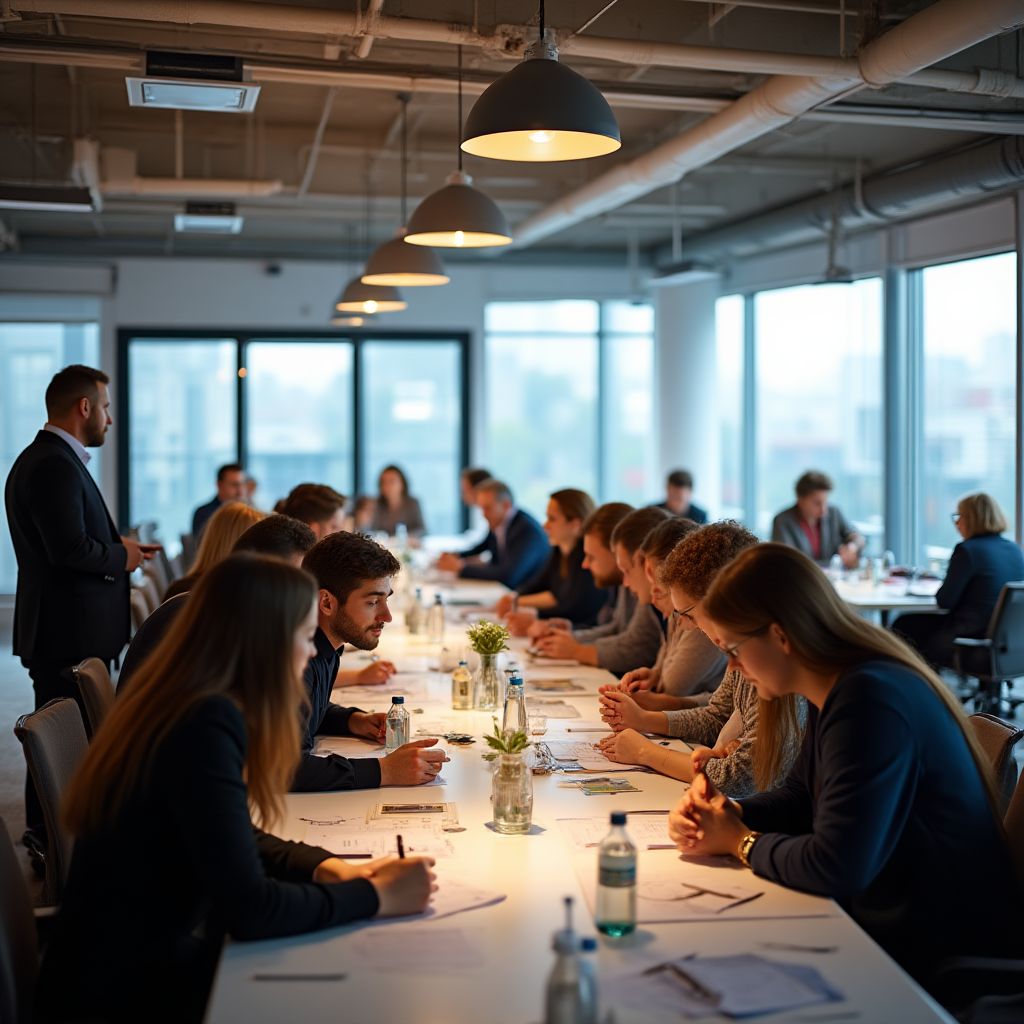 Workshop com empresa parceira
